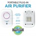Breathe Pure Pro, Portable Plug-In Air Purifier with HEPA Filter, UV-C