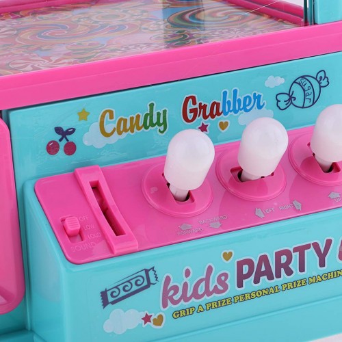 the claw toy grabber machine with led lights