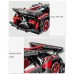 QLT 467 PCS MOC Building Blocks Set, High-Tech Sports Car Model Educational Toy with Pull Back Motor - 2313