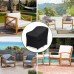 2-Pack Patio Chair Covers, 420D Waterproof and Heavy Duty Outdoor Furniture Covers