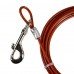 PETPHABET 6M Dog Tie-Out, Heavy Duty Tie Out Cable for Large Size Dogs Up To 100LBS