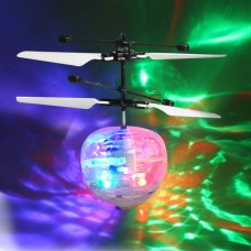 Toytexx Flying Squirrel Squadron - RC Flying Ball Drone Helicopter with LED Lights