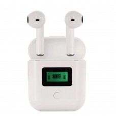 TWS Mini Wireless Earbuds,Bluetooth 5.0 Stereo Headset Auto Pairing Stereo Calls Built-in Mic LCD Display Charging Case
