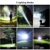 EBUYFIRE LED Flashlight, Tactical Flashlight with 18000 Lumens, USB Charging, 5 Lighting Modes, IPX5 Waterproof for Camping, Hiking, Emergencies
