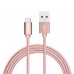 3pcs Micro USB to USB Lightning Nylon Cable for Android Smartphones&Tablets 