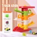 Glide Orbit Toy, Colorful Roller Track with 3 Gyro Tops, Ball, Double-Sided Car Educational and Early Development Toy for Kids - 52066