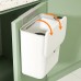 9L Hanging Waste Bin, Wall Mounted Trash Container with Sliding Lid for Home, Kitchen, Bathroom, Cabinet - WHGB002