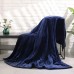 MaxKare Electric Heated Twin Sized Blanket 213 x 157 cm Microplush Full Body Blanket with Auto-Off, 4 Heating Levels for Home, Office, Bed, Sofa (Navy_4721)