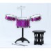 18pcs Toy Drum Play Set/ Jazz Drum Set with Stool