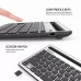 Dual Channel Multi-Device Wireless Bluetooth Keyboard with Stand for Tablet, Smartphone, Windows, Android, iOS - PK908