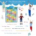 Kids Learning Chart, Interactive Electronic Alphabet & Number Learning Poster Toy with Music for Kids, Toddler, Preschool - 2008
