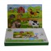  PBS 3-Layer Puzzle Playset Explore the Farm,Pack of 1