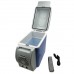 Electric Cooling and Warming Portable 7.5 Liter 12V Car Refrigerator  Single Door - Blue