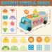 Wooden Shape Sorting Truck, Educational Development Learning Toy for Toddlers, Kids, 12-18 Months - SST-001