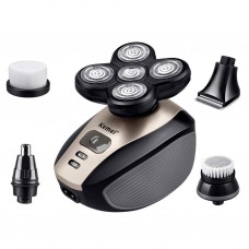 Five In One Electric Shaver with Five Cutter Shaver, Face Wash, Nose Hair, Trimmer Hair and Clipper Shaver 