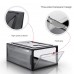 3-Pack Stackable Shoe Box, Multipurpose Clear Storage Organizer for Men, Women, Up to Size 14US