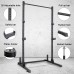 Squat Rack 800 LB Capacity Power Rack 2"x 2" Steel Power Cage Exercise Stand with 2 J-Hooks for Bench Press, Weightlifting and Strength Training (2 Bonus J-Hooks) - 1020163A
