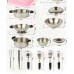 Children's High Quality 23 Pieces Stainless Steel Kitchen Set Pots Pans and Accessories