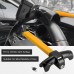 Steering Wheel Lock, Universal Anti-Theft Car Auto Security Lock with 2 Keys, Sponge Pad