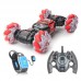 2.4G Dual Remote Control Climbing Distortion Vehicle RC Stunt Car Toy (Red) - UD2196A