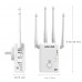WAVLINK AC1200 WiFi Extender, Dual Band WiFi Range Extender with 4 High Gain External Antenna 1200Mbps, 802.11AC, WPS Easy Set Up, Wall Plug - WL-WN575A3
