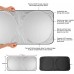 ELUTO Car Windshield Cover, Foldable Sun Shade Visor Protector Blocks UV Rays (Medium 150 x 78cm)