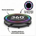360° Photo Booth Platform with RGB Ring Light  Automatic Rotating Video Booth  100cm Base  Adjustable Arm & Remote Control  Event, Party, Wedding, Business Marketing