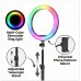 360° Photo Booth Platform with RGB Ring Light  Automatic Rotating Video Booth  100cm Base  Adjustable Arm & Remote Control  Event, Party, Wedding, Business Marketing
