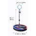 360° Photo Booth Platform with RGB Ring Light  Automatic Rotating Video Booth  100cm Base  Adjustable Arm & Remote Control  Event, Party, Wedding, Business Marketing