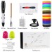 3D Printing Pen, DIY Drawing Pen with LCD Display, 16 Color PLA Filaments for Beginners, Kids, Adults (White)