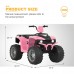 Uenjoy 12V Kids Ride On Car 4 Wheeler ATV 