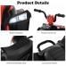 Uenjoy 24V Kids ATV 4 Wheeler, Ride On Car Toy ATV with LED Lights, 4-Wheel Suspension, 2 Speeds, Music, Radio, Bluetooth, USB - S2888-1