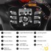 Uenjoy 24V Kids ATV 4 Wheeler, Ride On Car Toy ATV with LED Lights, 4-Wheel Suspension, 2 Speeds, Music, Radio, Bluetooth, USB - S2888-1