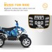 Uenjoy 24V Kids ATV 4 Wheeler, Ride On Car Toy ATV with LED Lights, 4-Wheel Suspension, 2 Speeds, Music, Radio, Bluetooth, USB - S2888-1