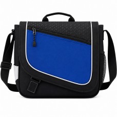 Shoulder Bag, 15.6-Inch Laptop Shoulder Bag, Blue Black, Work School Shoulder Bag, 15.6-Inch Laptop Shoulder Bag, Blue Black, Work School