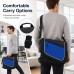 Shoulder Bag, 15.6-Inch Laptop Shoulder Bag, Blue Black, Work School Shoulder Bag, 15.6-Inch Laptop Shoulder Bag, Blue Black, Work School