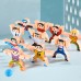 Wooden Stacking Game Hercules Acrobatic Troupe Interlock Toys Balancing Blocks for Toddlers - 12 PCS