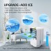 Portable Air Cooler, 3 in 1 Air Cooler Fan with 3 Speeds, 2 Angle Oscillation, 7 Colors Lights for Home, Bedroom, Office, Outdoor Activities - DH-KTS04