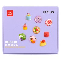 Air Dry Clay Kit Modeling Tools  Dessert House  DIY Crafts