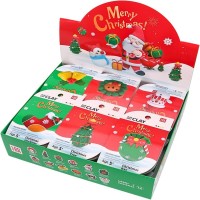 Christmas Air Dry Clay Kit for Kids – 12 Packs Christmas Crafts Set with Modelling Tools, DIY Creative Clay Toys for Christmas Tree, Santa, Reindeer, Snowman – Perfect Holiday Gift for Boys & Girls Age 5+