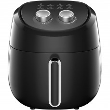 4Qt Air Fryer, 1400W Compact Air Fryer with 8 Preset Modes, Dual Knob Control, Non-Stick Basket, Auto Shut-Off - AF357-M