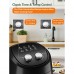 4Qt Air Fryer, 1400W Compact Air Fryer with 8 Preset Modes, Dual Knob Control, Non-Stick Basket, Auto Shut-Off - AF357-M