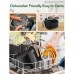 4Qt Air Fryer, 1400W Compact Air Fryer with 8 Preset Modes, Dual Knob Control, Non-Stick Basket, Auto Shut-Off - AF357-M