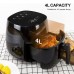 ELPIS 4L Air Fryer, 1400W Compact Air Fryer with 7 Preset Modes, LED Touch Screen, Non-Stick Basket, Auto Shut-Off - AF359-T