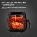 ELPIS 4L Air Fryer, 1400W Compact Air Fryer with 7 Preset Modes, LED Touch Screen, Non-Stick Basket, Auto Shut-Off - AF359-T