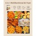 5.3 Qt Air Fryer with Cooking Window 7 Presets 1350W White