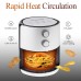 5L Air Fryer, 1400W Air Fryer with 8 Preset Modes, Dual-Knob Temperature Control & Timer, Non-Stick Basket, Recipe Book - HCAF2A001-5L