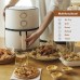 5L Air Fryer, 1400W Air Fryer with 8 Preset Modes, Dual-Knob Temperature Control & Timer, Non-Stick Basket, Recipe Book - HCAF2A001-5L