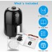 iRUNTEK 1.2L Mini Air Fryer, Compact Air Fryer with Dual Knob Control, Non-Stick, Recipe Book, 50pcs Parchment Paper Liners for 1-2 Persons, Dorm - HF-1101-C