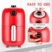 iRUNTEK 1.2L Mini Air Fryer, Compact Air Fryer with Dual Knob Control, Non-Stick, Recipe Book, 50pcs Parchment Paper Liners for 1-2 Persons, Dorm - HF-1101-C